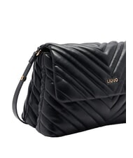 LIUJO LUNNY Bolso hobo acolchado mediano NEGRO - Bolsos Mujer - 4