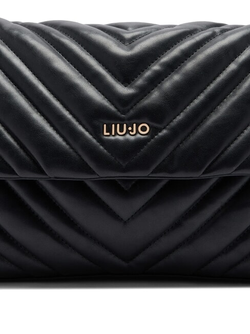 LUNNY Bolso hobo acolchado mediano NEGRO - Bolsos Mujer