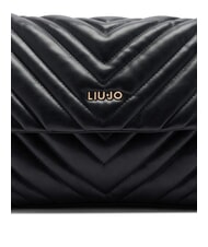 LIUJO LUNNY Bolso hobo acolchado mediano NEGRO - Bolsos Mujer - 5