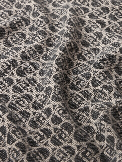 MONOGRAM Estola con logo de monograma NEGRO - Bufandas