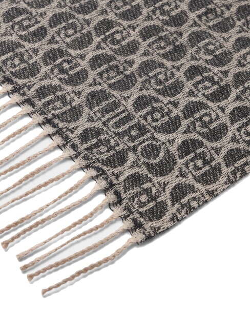 MONOGRAM Estola con logo de monograma NEGRO - Bufandas