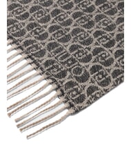 LIUJO MONOGRAM Estola con logo de monograma NEGRO - Bufandas - 4