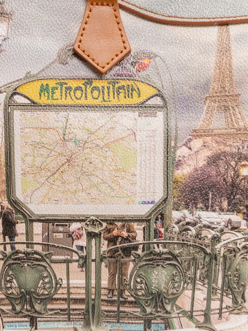 YESBAG Bolso de hombro Metro de París - Bolsos Mujer
