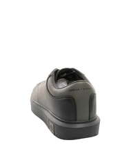 ARMANI EXCHANGE ACTION Zapatillas de cuero negro+quimera - Zapatos Hombre - 4