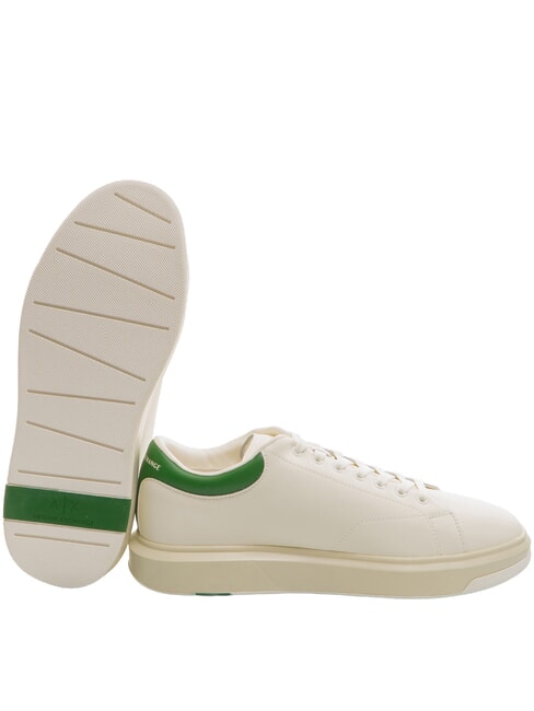 ACTION Zapatillas de cuero blanco roto + jardín formal - Zapatos Hombre