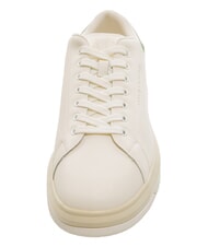 ARMANI EXCHANGE ACTION Zapatillas de cuero blanco roto + jardín formal - Zapatos Hombre - 5