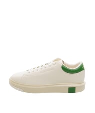 ARMANI EXCHANGE ACTION Zapatillas de cuero blanco roto + jard&iacute;n formal - Zapatos Hombre - 3