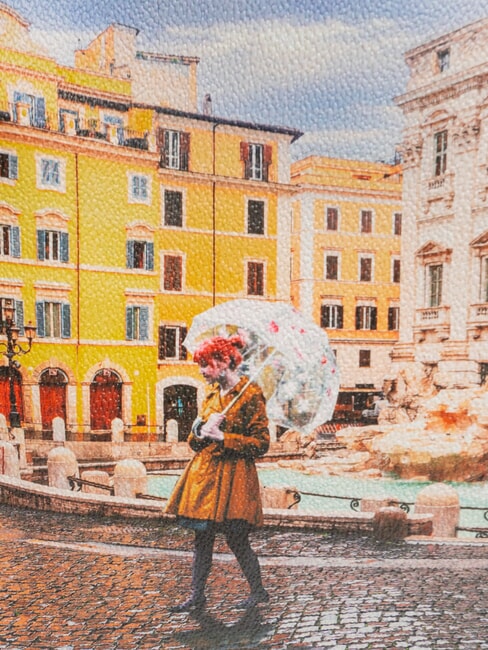 YESBAG Bolso de hombro Roma arcoíris - Bolsos Mujer