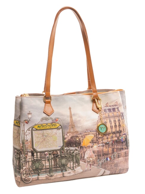 YESBAG Bolso de hombro estampado Metro de París - Bolsos Mujer