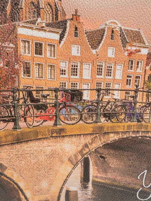 YESBAG Bolso de hombro estampado río de otoño - Bolsos Mujer