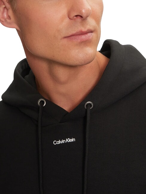 CK Sudadera con bolsillo y capucha ck negro - Sudaderas