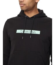 CALVIN KLEIN CK Sudadera con capucha y estampado de logotipo ck negro - Sudaderas - 3