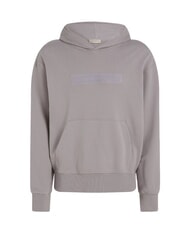 CALVIN KLEIN CK JEANS Sudadera con capucha y logotipo de caja gaviota gris - Sudaderas - 4