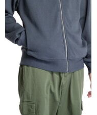 CALVIN KLEIN CK JEANS Sudadera de cuello alto con cremallera completa ébano - Sudaderas - 4