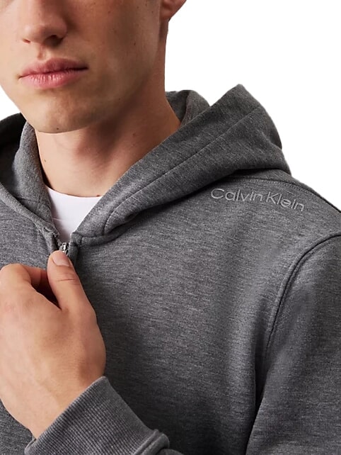 CK PERFORMANCE Sudadera con capucha y cremallera completa brezo gris medio - Sudaderas