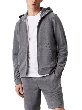 CK PERFORMANCE Sudadera con capucha y cremallera completa brezo gris medio - Sudaderas