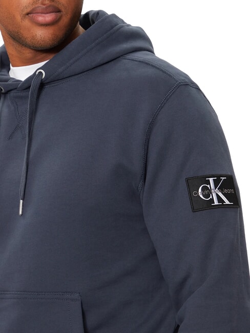 CK JEANS Sudadera con capucha y parche de logotipo tinta - Sudaderas
