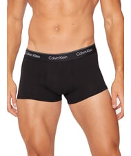 CALVIN KLEIN CK 3 bóxers elásticos con logo de lurex - Calzoncillos de hombre