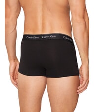 CALVIN KLEIN CK 3 bóxers elásticos con logo de lurex b- plata, rojo, lurex plateado lgs - Calzoncillos de hombre - 3