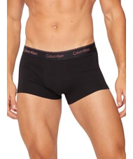 CALVIN KLEIN CK 3 bóxers elásticos con logo de lurex b- plata, rojo, lurex plateado lgs - Calzoncillos de hombre - 5