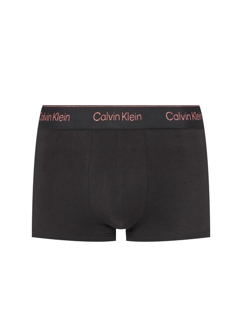 CK 3 bóxers elásticos con logo de lurex b- plata, rojo, lurex plateado lgs - Calzoncillos de hombre
