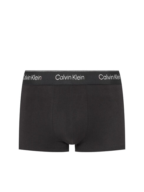 CK 3 bóxers elásticos con logo de lurex b- plata, rojo, lurex plateado lgs - Calzoncillos de hombre