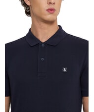 CALVIN KLEIN CK JEANS Polo de algodón de manga corta cielo nocturno - camisa polo - 3