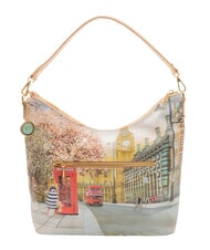 YNOT YESBAG Bolso de hombro tipo hobo Rosa inglesa - Bolsos Mujer - 4