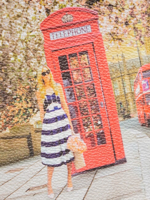 YESBAG Bolso de hombro con solapa Rosa inglesa - Bolsos Mujer