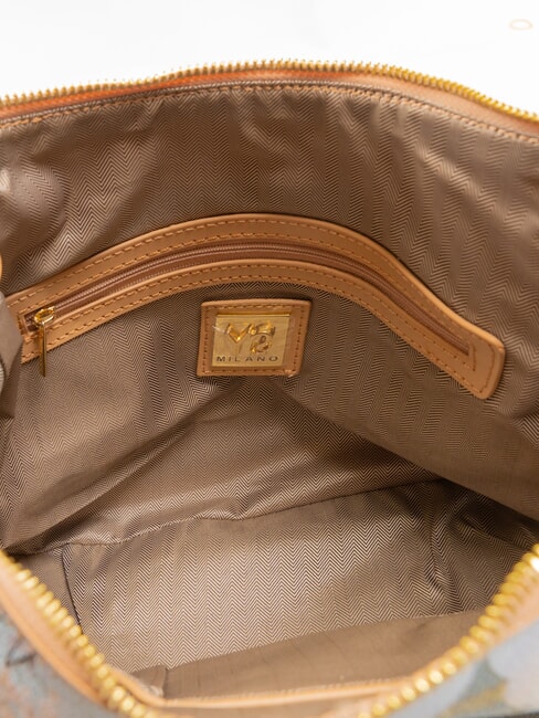 YESBAG  Bolso de hombro estampado Rosa inglesa - Bolsos Mujer