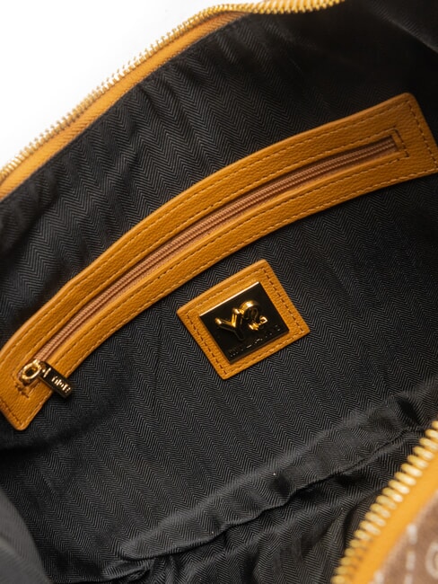 ROMANCE Bolso de hombro mostaza - Bolsos Mujer