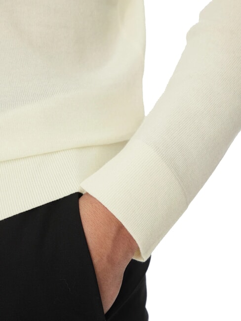 CK Suéter de cuello alto de lana de corte entallado garceta - Suéteres de los hombres