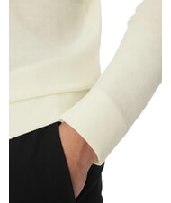 CALVIN KLEIN CK Suéter de cuello alto de lana de corte entallado garceta - Suéteres de los hombres - 4