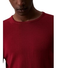 CALVIN KLEIN SUPERIOR WOOL Jersey de lana con cuello redondo Syrah - Su&eacute;teres de los hombres - 2