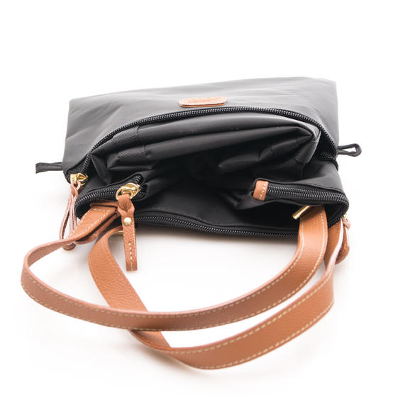 X-BAG Bolsos de hombro/bandolera Negro / Tabacc - Bolsos Mujer