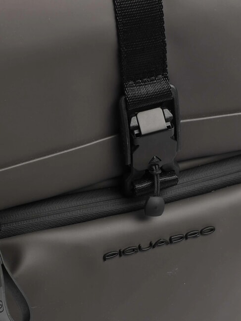 CORNER SPECIALE GOMMATO Mochila para portátil con tapa enrollable GRIS - Mochilas para portátil