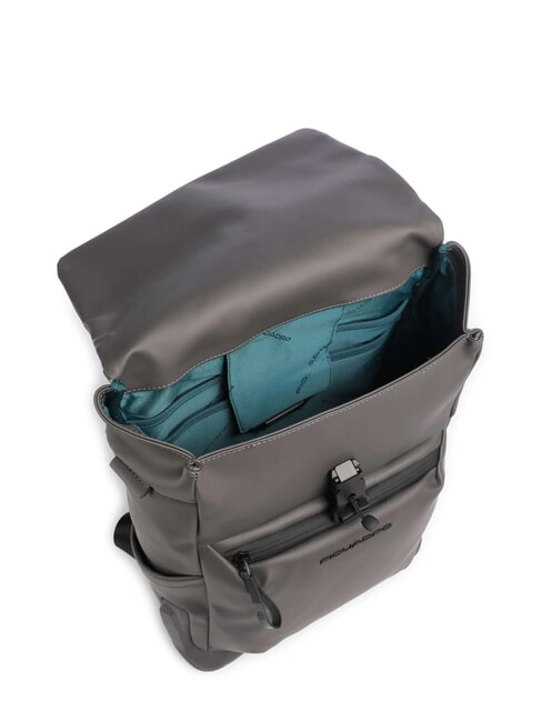 CORNER SPECIALE GOMMATO Mochila para portátil con tapa enrollable GRIS - Mochilas para portátil