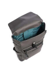 PIQUADRO CORNER SPECIALE GOMMATO Mochila para portátil con tapa enrollable GRIS - Mochilas para portátil - 4