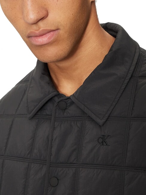 CK JEANS Chaqueta de cuello acolchado de peso medio ck negro - Chaquetas de hombre