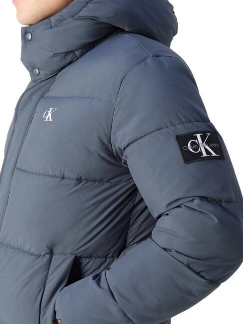 CK JEANS Chaqueta acolchada con capucha tinta - Chaquetas de plumas para hombre