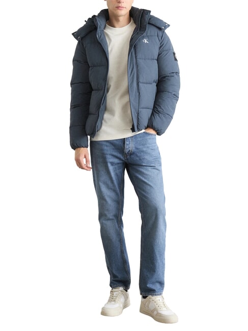 CK JEANS Chaqueta acolchada con capucha tinta - Chaquetas de plumas para hombre