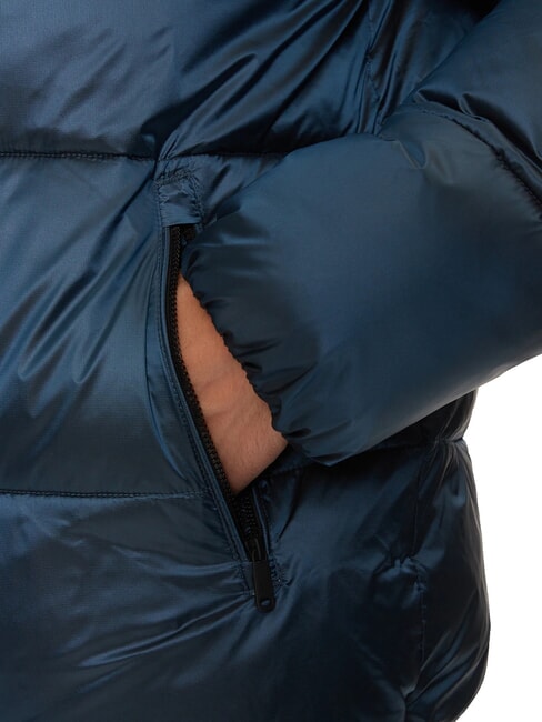 CK JEANS Chaqueta acolchada brillante Azul China / Negro CK - Chaquetas de plumas para hombre