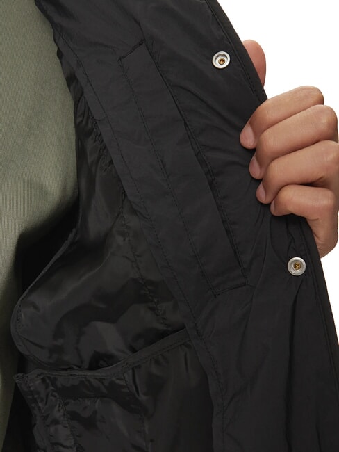 CK JEANS Chaqueta de cuello acolchado de peso medio ck negro - Chaquetas de hombre