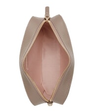 COCCINELLE TEBE Bolso pequeño de piel con textura topo cálido 2 - Bolsos Mujer - 4