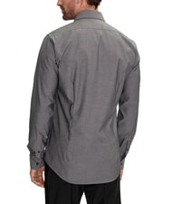 CALVIN KLEIN CK Camisa de manga larga de corte entallado que no necesita planchado - Camisas de hombre