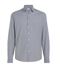 CALVIN KLEIN CK Camisa de manga larga de corte entallado cielo nocturno - Camisas de hombre - 5