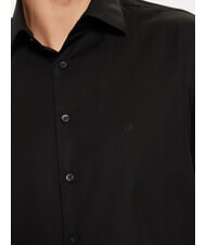 CALVIN KLEIN CK Camisa el&aacute;stica, corte regular. ck negro - Camisas de hombre - 4