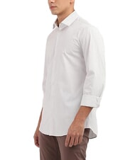 CALVIN KLEIN CK Camisa de manga larga a rayas de corte entallado Syrah - Camisas de hombre - 3
