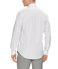 CALVIN KLEIN CK Camisa elástica, corte regular. blanco brillante - Camisas de hombre - 2