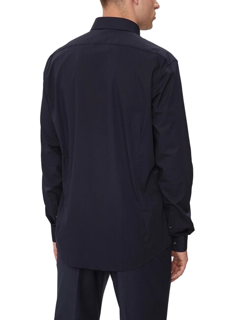 CK Camisa de popelina de algodón de corte entallado cielo nocturno - Camisas de hombre